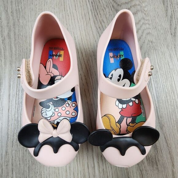 Mini Melissa Other - Mini Melissa Minnie and Mickey Shoes size 8